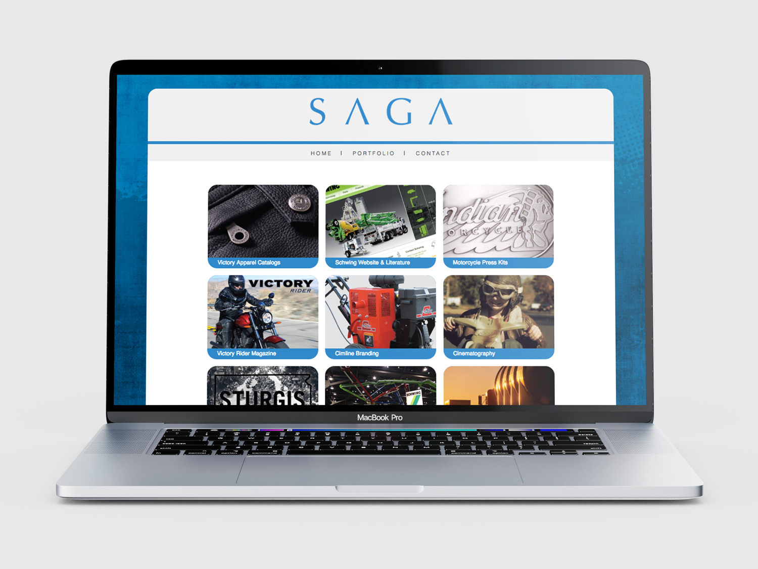 SAGA Marketing Website